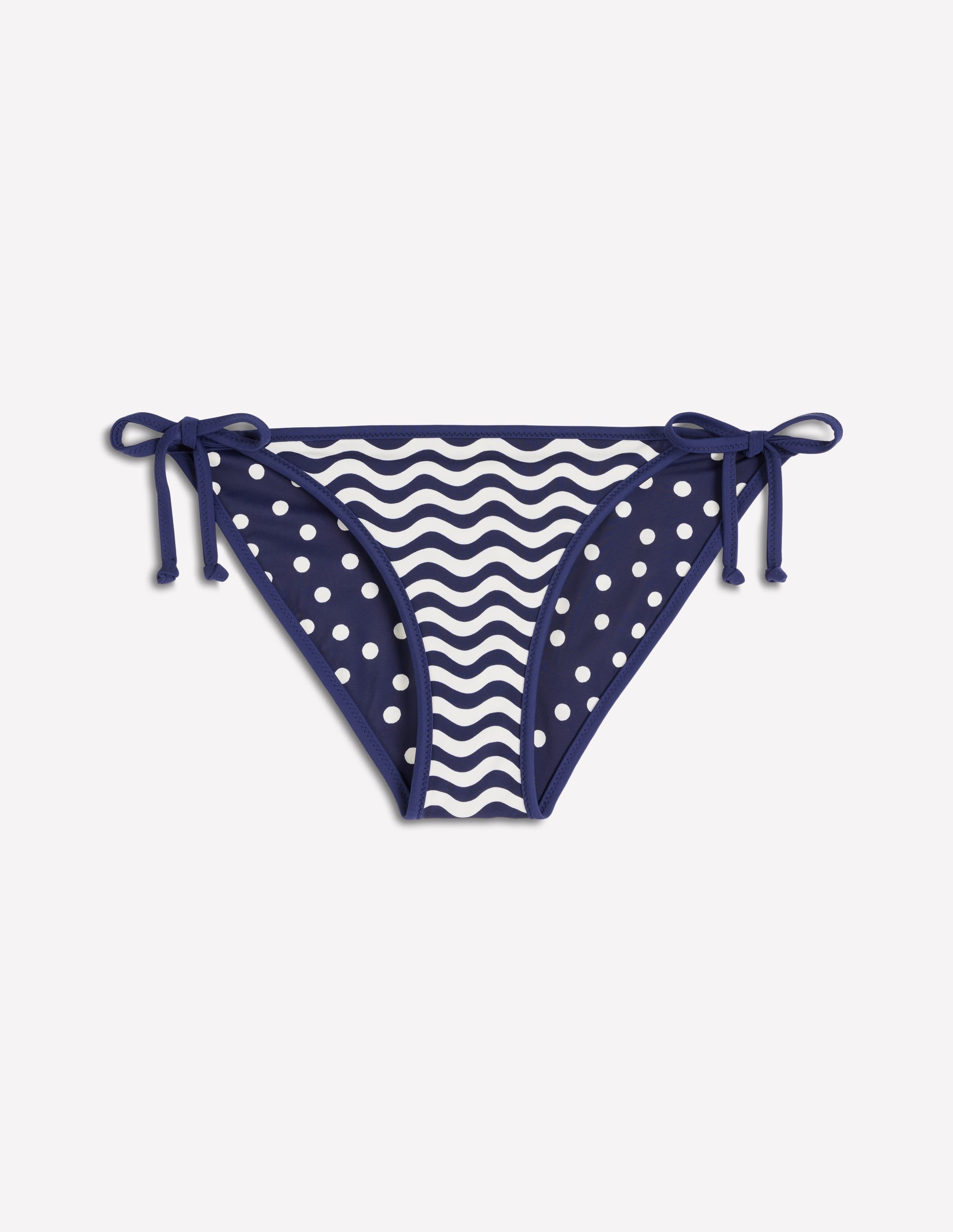 Symi Reversible Bikini Bottoms-French Navy