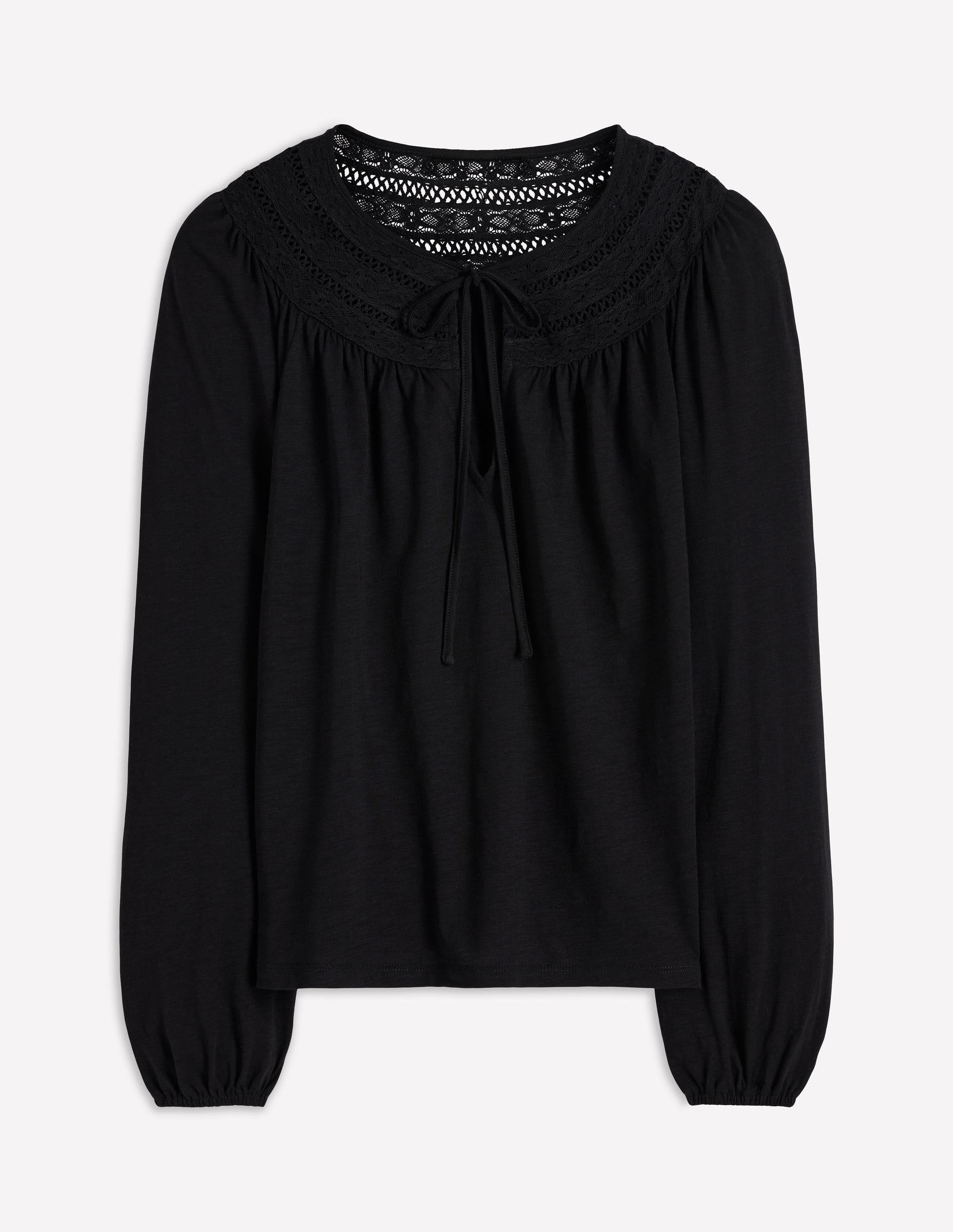Edi Trim Detail Top-Black