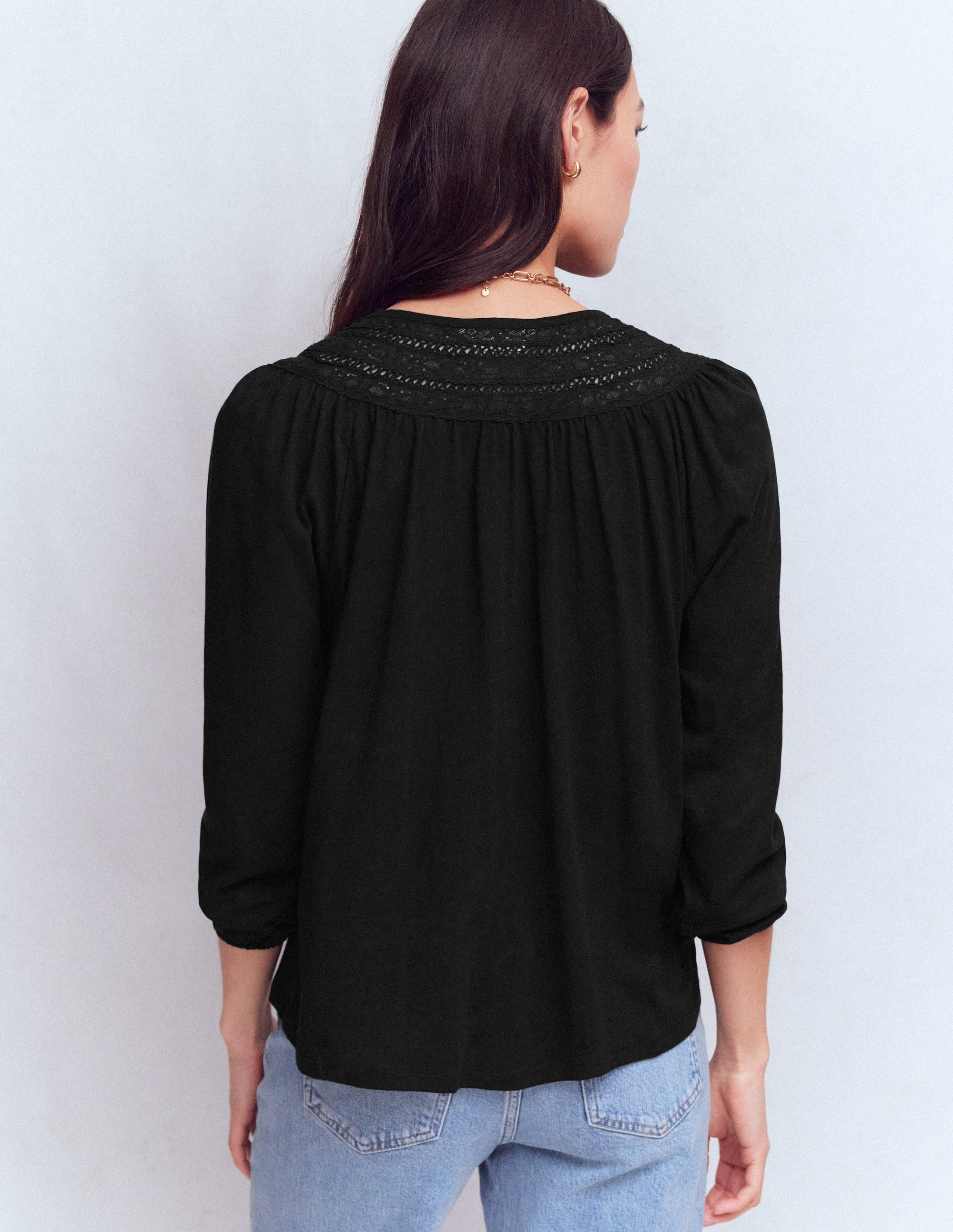 Edi Trim Detail Top-Black