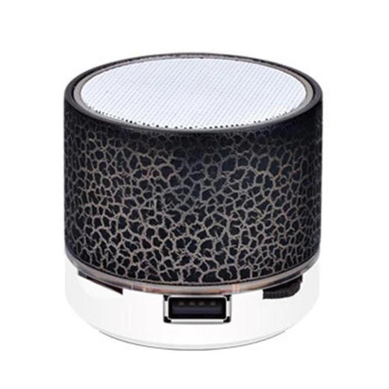 Small Crack Bluetooth Speaker Round Shape Led `. L4J7 F6L4 Q4M7 X8X3 N1C9 O K6E5