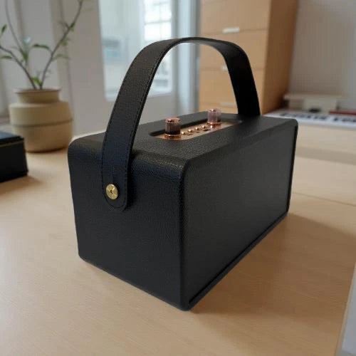 Ven-Dens Portable Speaker | Rechargeable Bluetooth Speaker, AUX, FM Radio, USB-C