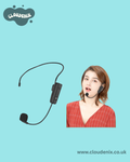 Portable Wireless Headset Microphone for Loudspeakers and Presentations
