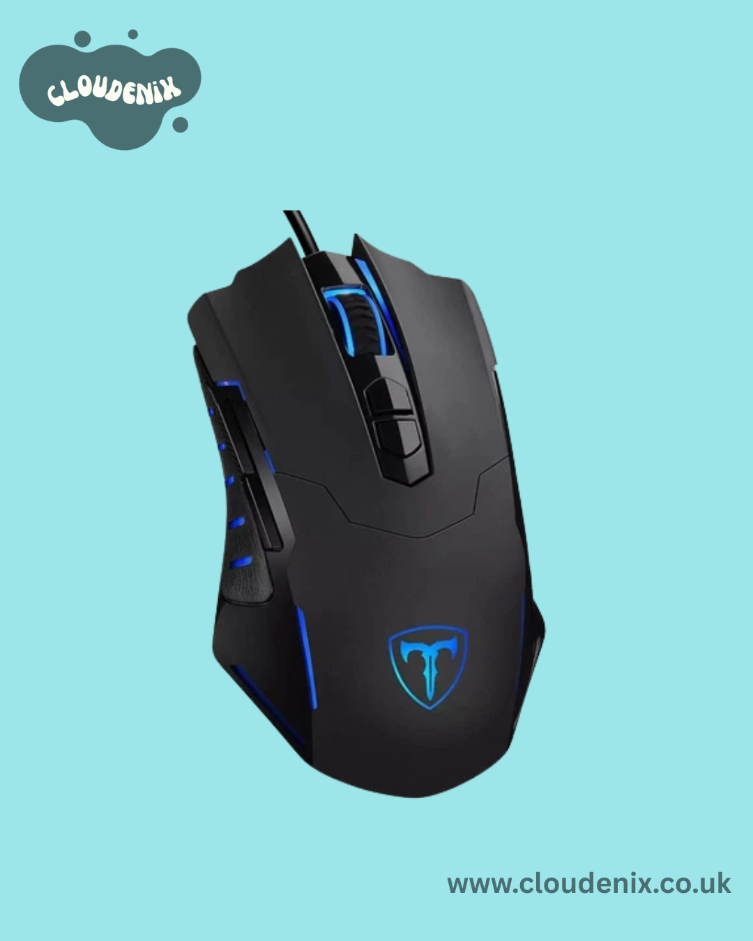 Wired Game Gaming Mouse T7 7200 DPI Optical RGB Light 7 Programmable Buttons